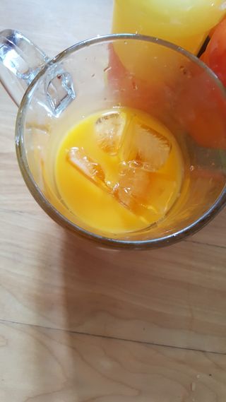 탐라원 제주의 맛, 몬딱주스 4종세트 - 한라봉몬딱주스, 천혜향몬딱주스, 청귤에이드, 당근몬딱주스 — 5점을 준 리뷰어가 2021년 7월 올린 사용 사진