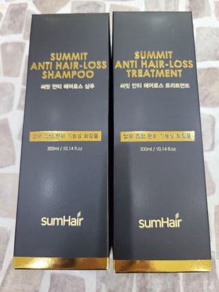 썸헤어 / SUMHAIR 썸헤어  써밋 안티 헤어로스 샴푸+트리트먼트 — 5점을 준 리뷰어가 2021년 6월 올린 사용 사진