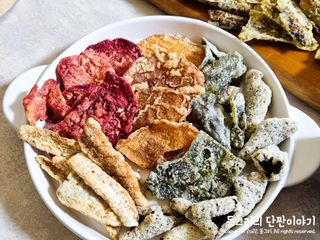 자연을담은모듬부각 — 5점을 준 리뷰어가 2022년 1월 올린 사용 사진