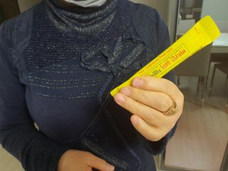 자연에온 경남제약 비타민 쉬머 저분자콜라겐 20g x 30포 — 5점을 준 리뷰어가 2021년 12월 올린 사용 사진