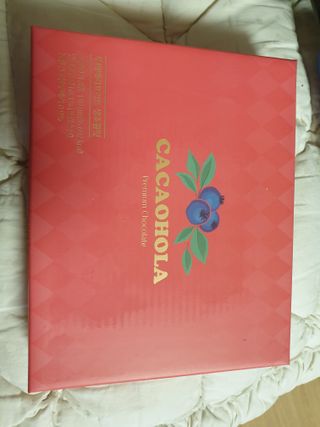 카카오 본연의 색을 간직하고있는 루비초콜릿과 블루베리의 만남, 카카올라 루비베리요거트생초콜릿 — 5점을 준 리뷰어가 2021년 9월 올린 사용 사진