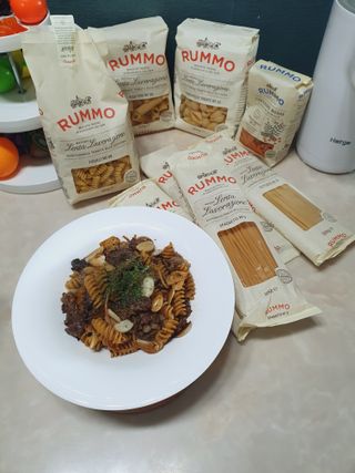 [Rummo]이탈리안 프리미엄 파스타 룸모 파스타 8종+리미티드 에디션 룸모 에이프런 — 5점을 준 리뷰어가 2021년 10월 올린 사용 사진
