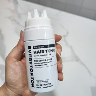 소담스퀘어 상암 에브리톡톡 헤어토닉 120ml — 4.5점을 준 리뷰어가 2022년 11월 올린 사용 사진