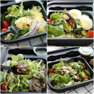 참살이도시락 작심삼일 샐러드도시락 3개 맛보기 새벽배송 또는 택배배송 — 5점을 준 리뷰어가 2021년 9월 올린 사용 사진