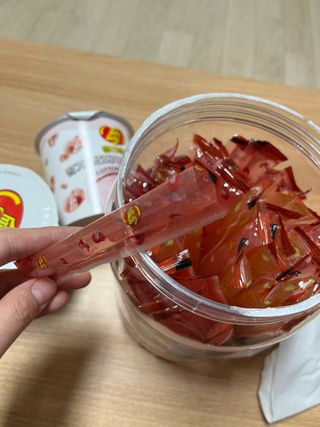 젤리벨리 젤리스틱 어쏘티드 900g — 5점을 준 리뷰어가 2022년 10월 올린 사용 사진