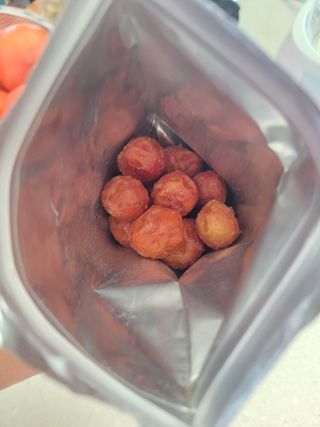 레드닥터 완숙토마토 + 통째로 동결건조한 대추방울토마토 — 5점을 준 리뷰어가 2022년 12월 올린 사용 사진
