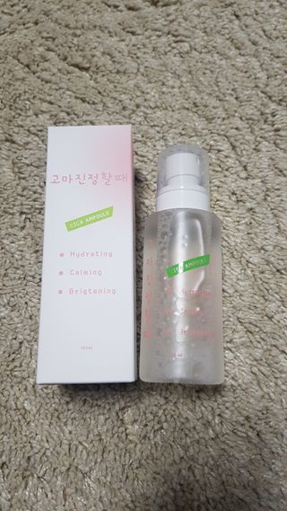 [시카앰플] 묘오한 고마진정할때 진정 스프레이 앰플 150ml — 4점을 준 리뷰어가 2021년 3월 올린 사용 사진