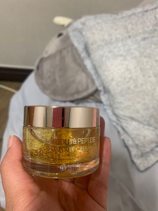아이앤립 / EYENLIP 아이앤립 24K 골드 N 펩타이드 앰플 크림 — 5점을 준 리뷰어가 2021년 4월 올린 사용 사진