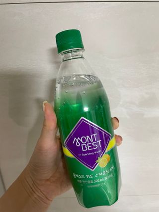 몽베스트 Montbest with Sparkling water Lemon OR Lime 20병(랜덤) — 4점을 준 리뷰어가 2021년 10월 올린 사용 사진