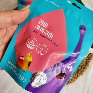 푸름웰니스 라바 쑥쑥구미 36g — 5점을 준 리뷰어가 2022년 3월 올린 사용 사진