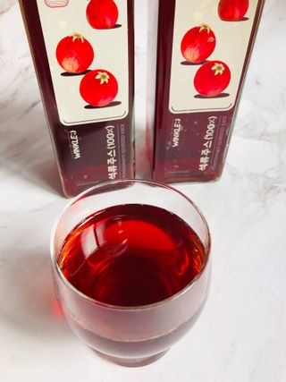 [바이윙클] 페르시아 유기농 석류 착즙주스 750ml 2병 + 선물박스 세트 — 5점을 준 리뷰어가 2022년 2월 올린 사용 사진