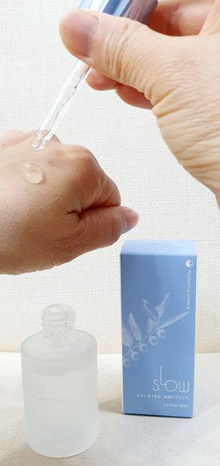 슬로우 스킨스 슬로우 여우구슬 앰플 — 5점을 준 리뷰어가 2021년 4월 올린 사용 사진