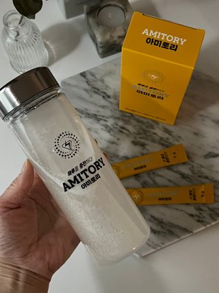 주식회사 씨크릿비에프랩 마시는 아미노산 아미토리 열대과일맛 14포 [1포, 5g / 보틀증정] — 5점을 준 리뷰어가 2023년 2월 올린 사용 사진