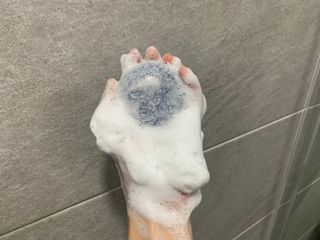 Arencia 아렌시아 솔티소다 샴푸바, 더 새틴 린스바 세트 — 5점을 준 리뷰어가 2021년 6월 올린 사용 사진