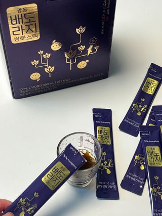 광동생활건강 프리 [광동] 배도라지 쌍화스틱 10mL x 100포 — 5점을 준 리뷰어가 2025년 3월 올린 사용 사진