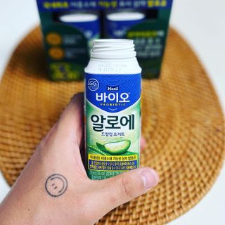 LIVE 매일바이오 알로에 드링킹 요거트 — 5점을 준 리뷰어가 2022년 4월 올린 사용 사진
