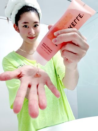 라플로렐 프로방스 로즈 폼클렌저 — 5점을 준 리뷰어가 2022년 1월 올린 사용 사진