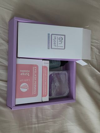 피비에스코리아 [오마이셀프] 셀프 속눈썹펌 키트 뷰러펌 파마 세트 — 3점을 준 리뷰어가 2021년 11월 올린 사용 사진