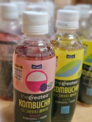더그레잇티 콤부차 [매일유업] 더그레잇티 44kcal 콤부차 300ml *12개입 (오리지널 6개+베리리치 6개) — 5점을 준 리뷰어가 2023년 8월 올린 사용 사진