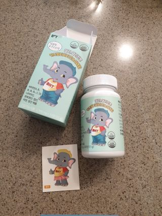 베터헬씨투모로우 앨리, 앨리펀트 키즈멀티비타민 미네랄 — 5점을 준 리뷰어가 2021년 2월 올린 사용 사진