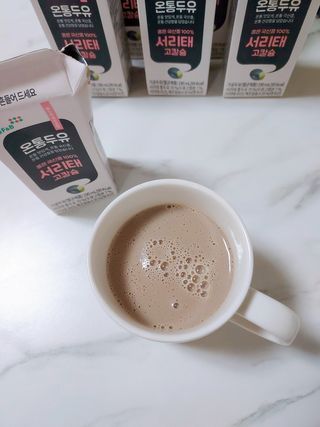 서울에프엔비 온통두유 서리태 고칼슘 190mL — 5점을 준 리뷰어가 2021년 11월 올린 사용 사진
