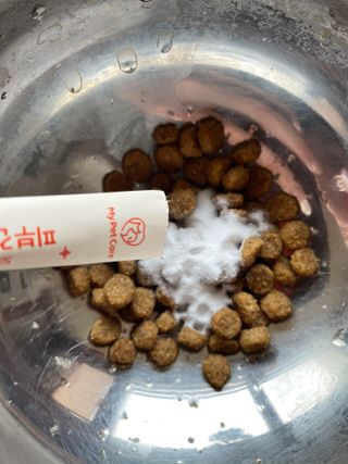 My Pet Care 모발과 모질 피부건강에 개좋아 — 4점을 준 리뷰어가 2021년 2월 올린 사용 사진