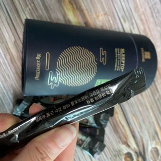 프리마인 자체 기업부설 연구소에서 찾아낸 건강한 수면의 비밀.  슬립토 플러스 30포 — 5점을 준 리뷰어가 2022년 4월 올린 사용 사진