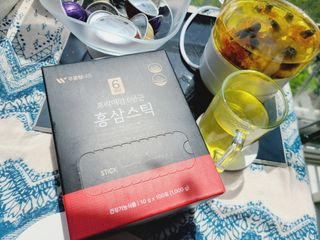 [푸름웰니스] 프리미엄 6년근 홍삼스틱 3mg x 100포 — 5점을 준 리뷰어가 2022년 6월 올린 사용 사진