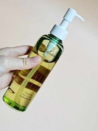 스킨큐어 산다화 순한 클렌징 동백 오일 200ml — 5점을 준 리뷰어가 2022년 8월 올린 사용 사진