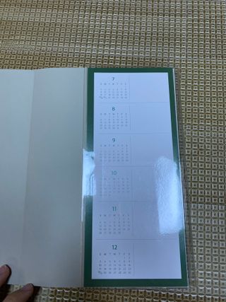 리훈 2023년 아이라이크 모눈 다이어리 미니달력 세트 — 5점을 준 리뷰어가 2022년 11월 올린 사용 사진