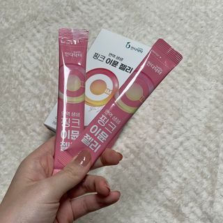 [인디닥터] 면역 생생 핑크 이뮨 젤리 — 5점을 준 리뷰어가 2022년 4월 올린 사용 사진