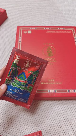 네이버구매평-[고려공작1392] 홍삼파우치 50mL X 30포 — 4점을 준 리뷰어가 2025년 9월 올린 사용 사진
