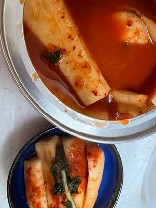 셰프애찬 알타리김치 총각김치 1kg — 5점을 준 리뷰어가 2022년 10월 올린 사용 사진