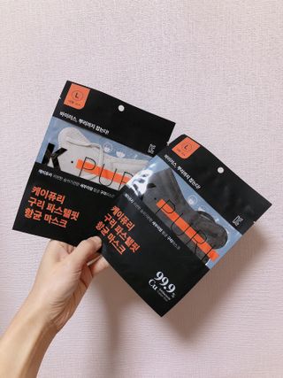 [케이퓨리] 케이퓨리 항균 구리마스크 15매 (대형/중형/키즈) — 5점을 준 리뷰어가 2023년 2월 올린 사용 사진
