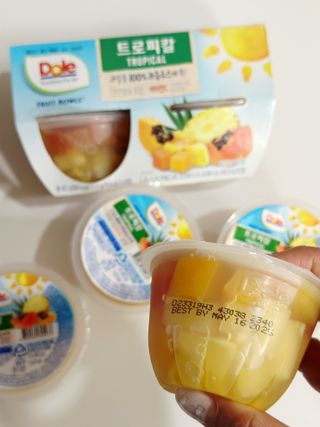 돌 [Dole]자연 그대로! Dole 후룻볼 113G*4입X 3박스(4가지 맛中 랜덤발송) — 5점을 준 리뷰어가 2024년 6월 올린 사용 사진