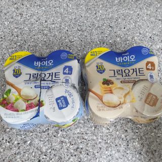 매일바이오 그릭요거트 오리지널 플레인 4개, 로스터리 커피믹스 4개 — 4점을 준 리뷰어가 2021년 12월 올린 사용 사진