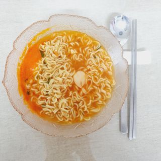 [풀무원] 자연은맛있다 정면, 백면, 홍면  세트 — 5점을 준 리뷰어가 2021년 4월 올린 사용 사진