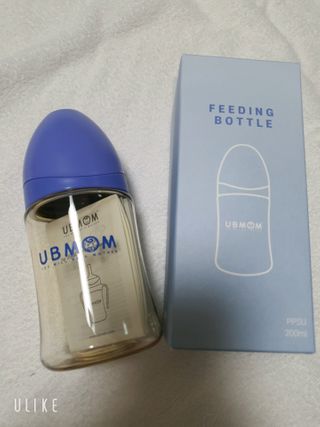 유비맘 PPSU 젖병 노꼭지_200ml_컬러 랜덤 발송 — 5점을 준 리뷰어가 2021년 1월 올린 사용 사진