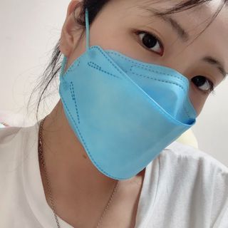 건강누리인터내셔날 (마스크 특집) 7DAYS 컬러마스크 (컬러7매)+ KMC 프리미엄 덴탈마스크(50매) — 5점을 준 리뷰어가 2022년 7월 올린 사용 사진