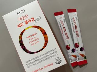 아임오 ABC 콜라겐 젤리 14포 — 5점을 준 리뷰어가 2022년 2월 올린 사용 사진