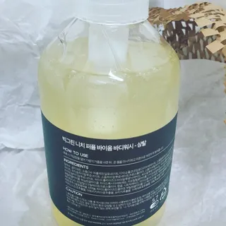 빅그린 니치 퍼퓸 바이옴바디워시 500ml(상탈, 블랙베리&베이, 블랑쉐 3종 중 택1) — 5점을 준 리뷰어가 2022년 7월 올린 사용 사진