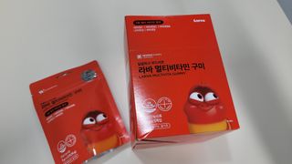 [푸름웰니스] 라바 멀티비타민 구미 36g — 5점을 준 리뷰어가 2022년 1월 올린 사용 사진
