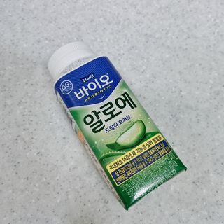 LIVE 매일바이오 알로에 드링킹 요거트 — 4점을 준 리뷰어가 2022년 4월 올린 사용 사진