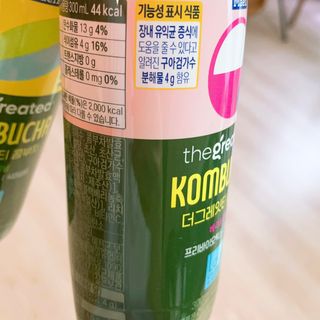 더그레잇티 콤부차 [매일유업] 더그레잇티 44kcal 콤부차 300ml *12개입 (오리지널 6개+베리리치 6개) — 4점을 준 리뷰어가 2023년 7월 올린 사용 사진