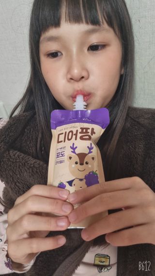 [몸엔용] 우리 아이 건강간식, 달콤한 녹용곤약젤리 디어팡 4종 — 5점을 준 리뷰어가 2021년 11월 올린 사용 사진