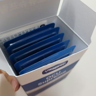 뉴트리션팩토리 비타프렙 오큐슈프림 루테인 오메가3 1050mg — 5점을 준 리뷰어가 2021년 6월 올린 사용 사진