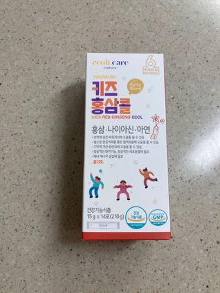 베거스코리아 [콜리케어] 키즈 홍삼콜리 딸기맛 14포 — 5점을 준 리뷰어가 2021년 10월 올린 사용 사진