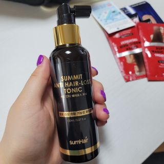 썸헤어 / SUMHAIR 썸헤어 써밋 안티 헤어로스 토닉 — 4점을 준 리뷰어가 2021년 5월 올린 사용 사진