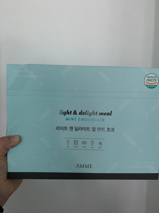 아므_이너뷰티 라이트 앤 딜라이트 밀 민트 초코 — 5점을 준 리뷰어가 2021년 8월 올린 사용 사진