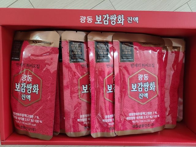 [광동]진하고 깊은 풍미, 광동 보감쌍화진액 100mL * 18포 리뷰 사진